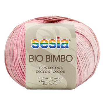 Gomitolo 100% Cotone biologico, Sesia Bio Bimbo - Tonalità Pastello