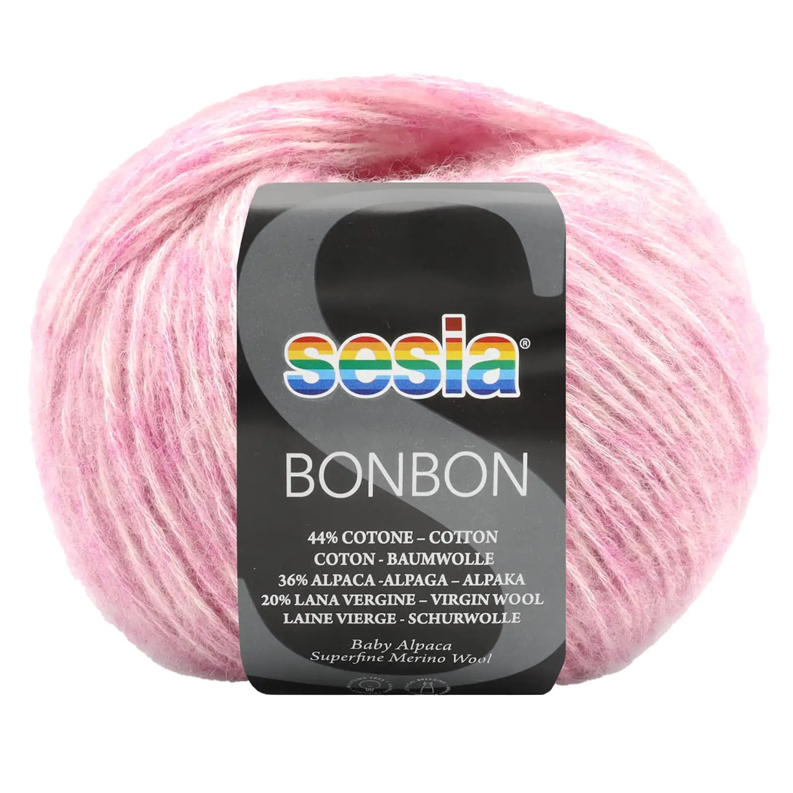 Gomitolo Di Lana Riciclata Eco Yarn – 100g, Rosa Shwater, Ferri 8mm, 92m, Da Bottiglie Di Plastica
