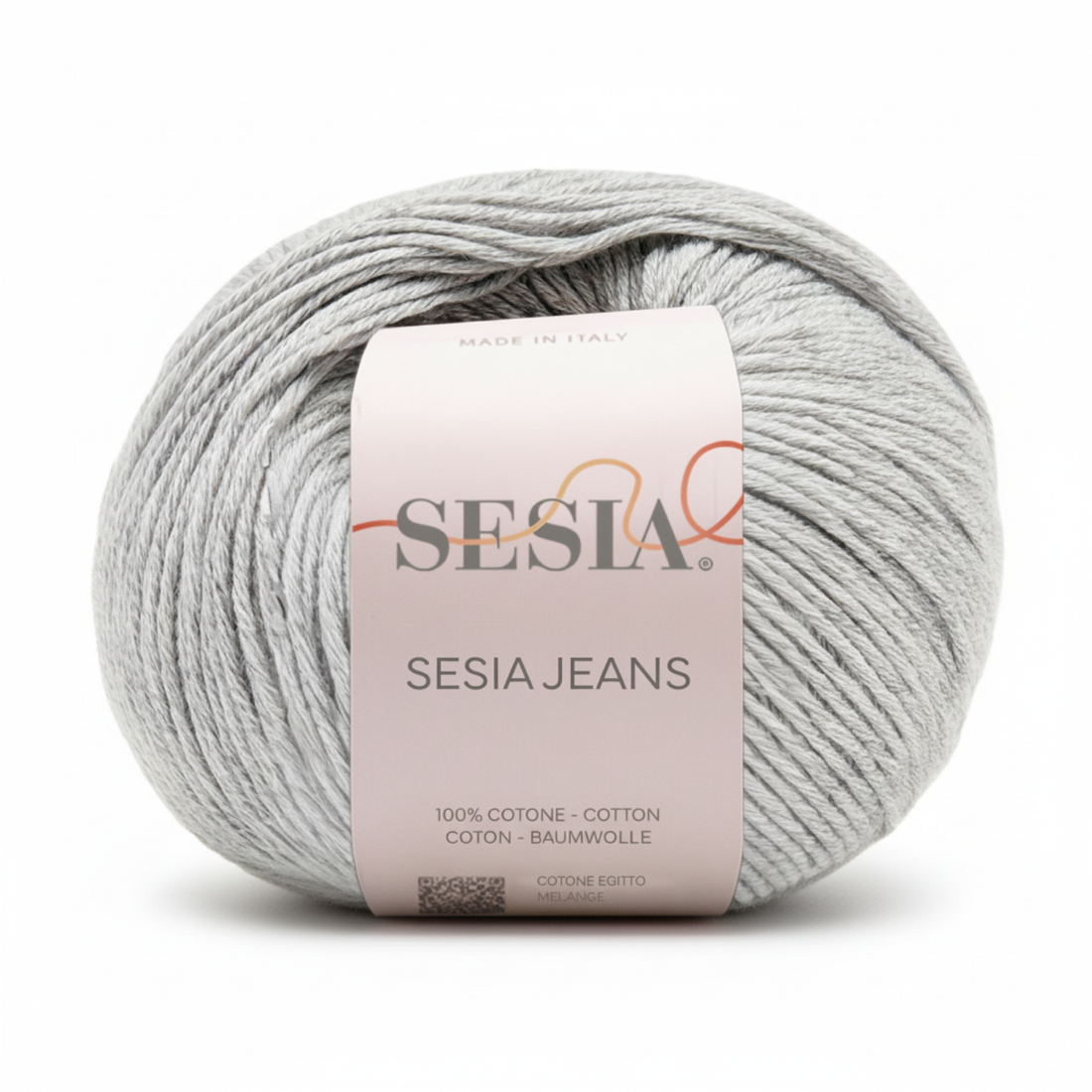 Gomitolo 100% Cotone pettinato melange, Sesia Jeans - Tonalità Neutre