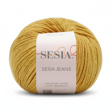 Gomitolo 100% Cotone pettinato melange, Sesia Jeans - Tonalità Calde