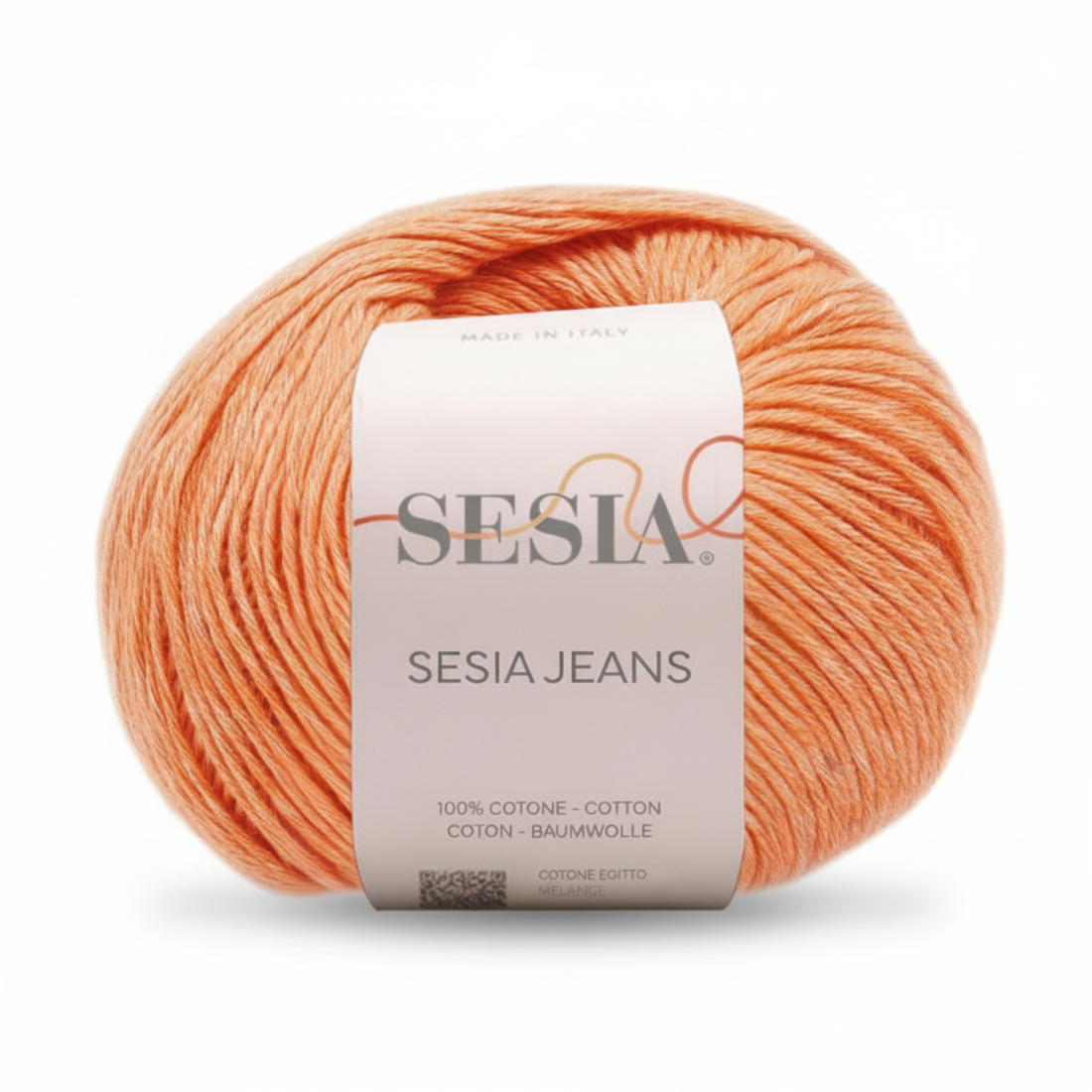 Gomitolo 100% Cotone pettinato melange, Sesia Jeans - Tonalità Calde