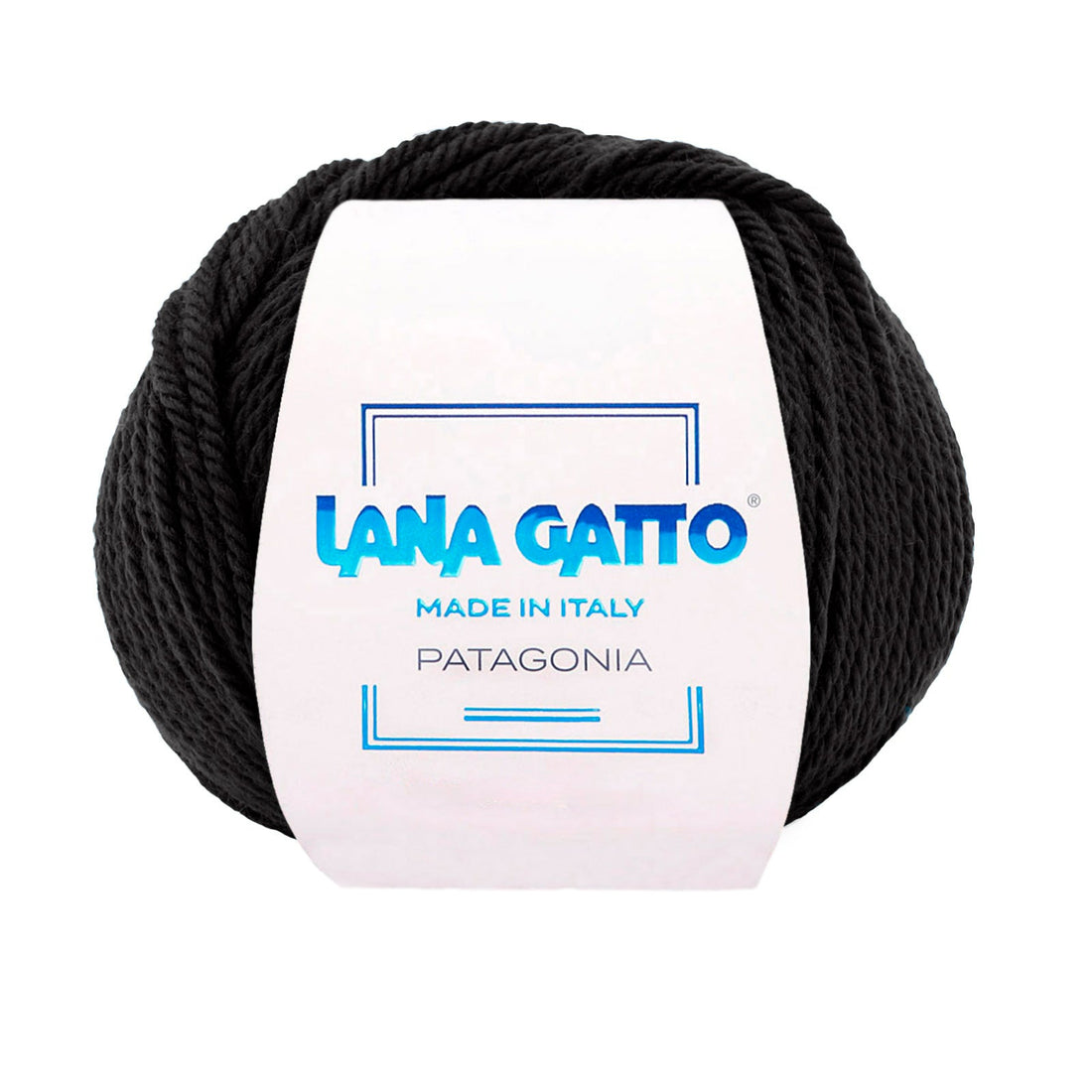 Gomitolo 100% Pura Lana Vergine, Lana Gatto Linea Himalaya - Nero