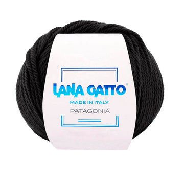 Gomitolo 100% Pura Lana Vergine, Lana Gatto Linea Himalaya - Nero