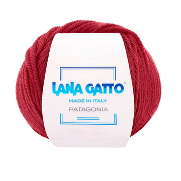 Gomitolo 100% Pura Lana Vergine, Lana Gatto Linea Himalaya - Rosso