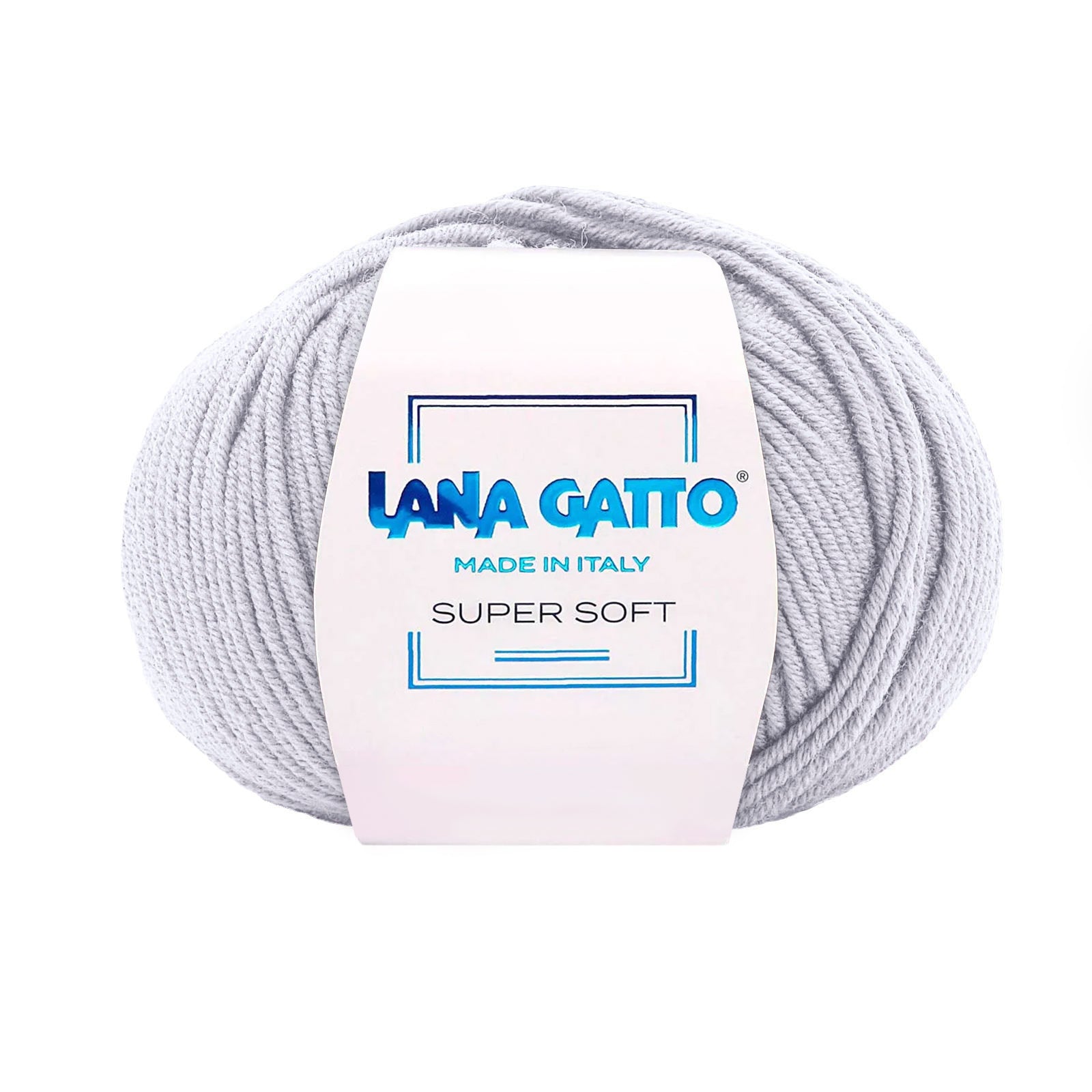 100% Pure Virgin Merino Wool Extrafine, Lana Gatto Super Soft Line - Cool Colors
