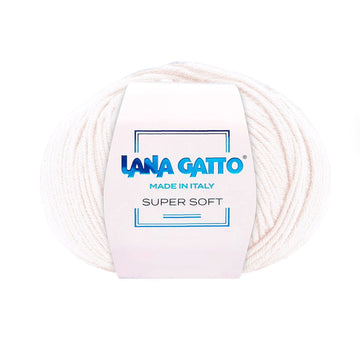 Gomitolo 100% Pura Lana Vergine Merino Extrafine, Lana Gatto - Beige Sabbia