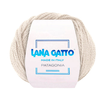 Gomitolo 100% Pura Lana Vergine, Lana Gatto Linea Himalaya - Panna
