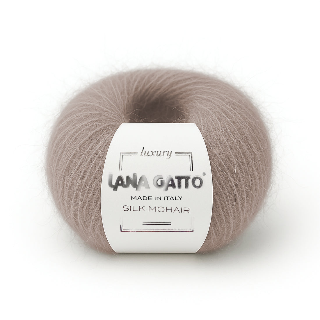 Lana Gatto Silk Mohair Tortora - 14044