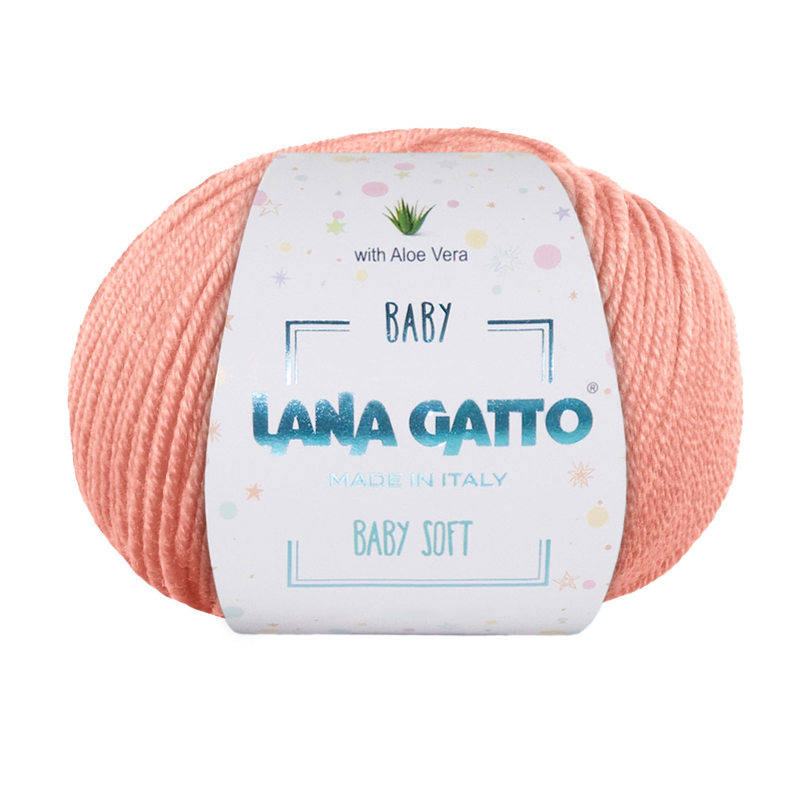 Gomitolo Lana Gatto Baby Soft Merino Extrafine e Aloe-Tonalità Rosa