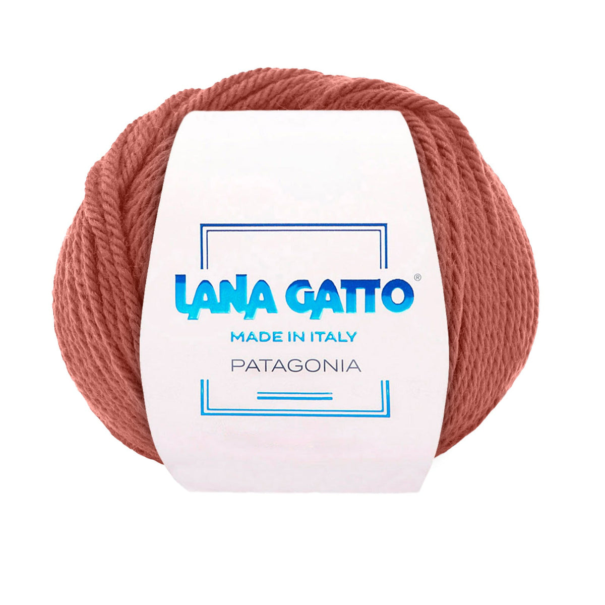 Gomitolo 100% Pura Lana Vergine, Lana Gatto Linea Himalaya - Mattone