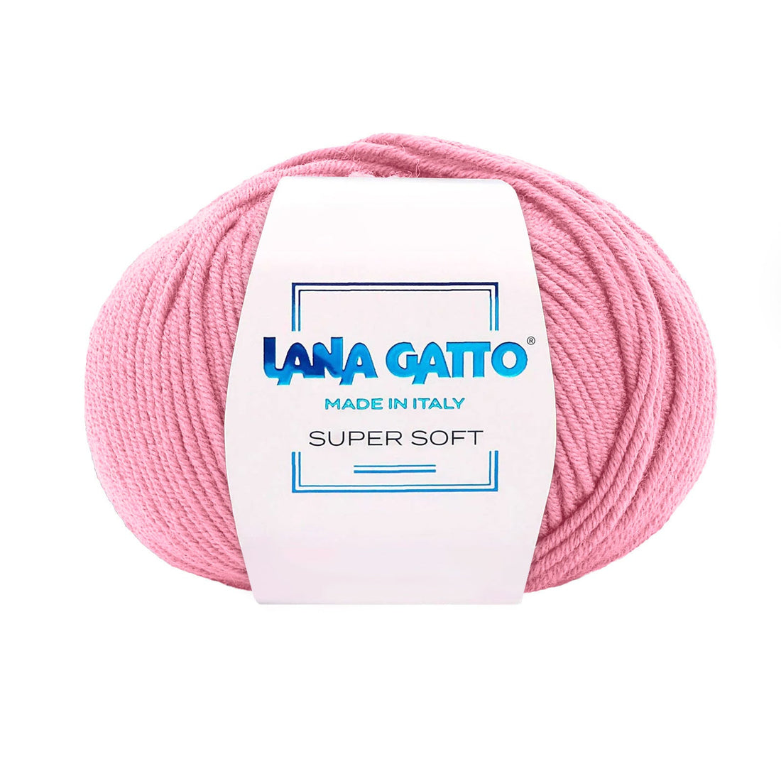 Gomitolo 100% Pura Lana Vergine Merino Extrafine, Lana Gatto - Rosa Corallo