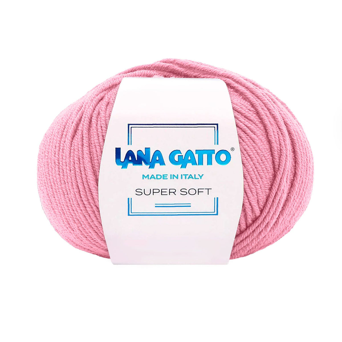 Gomitolo 100% Pura Lana Vergine Merino Extrafine, Lana Gatto - Rosa Corallo