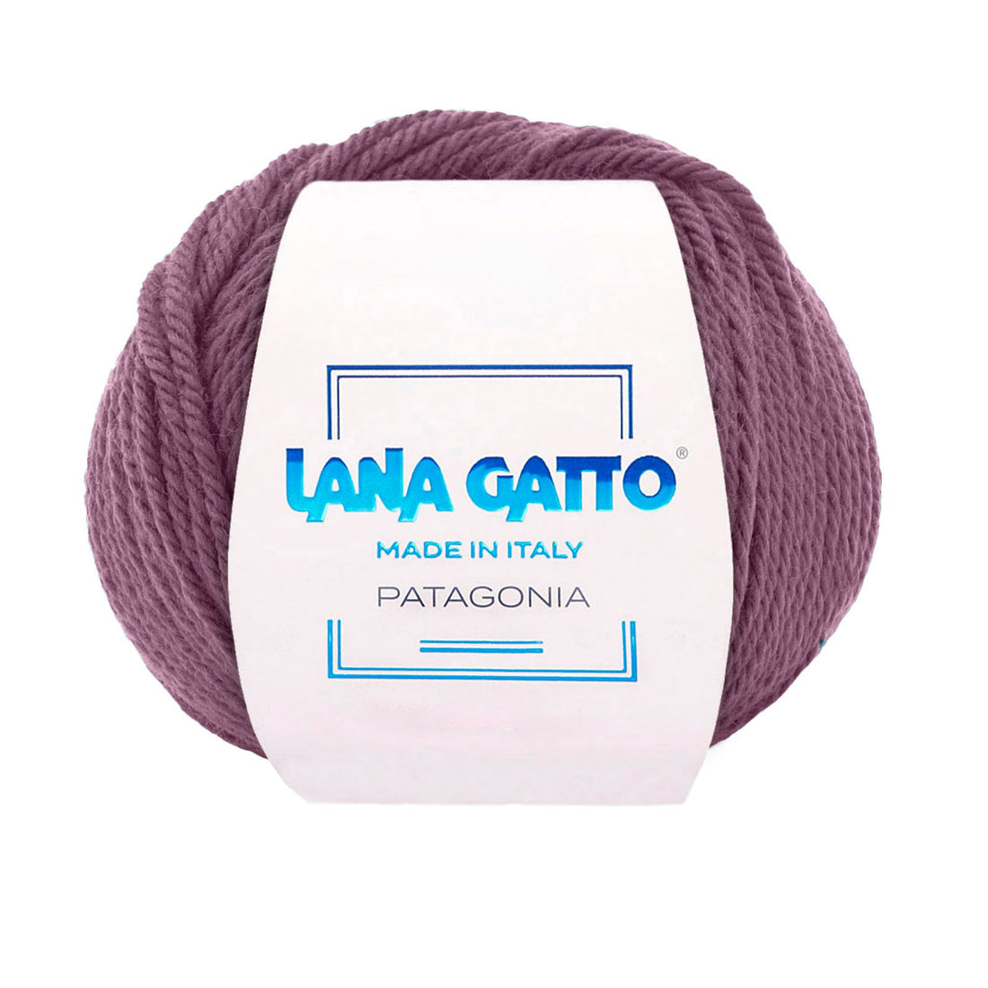 Gomitolo 100% Pura Lana Vergine, Lana Gatto Linea Himalaya - Viola Scuro