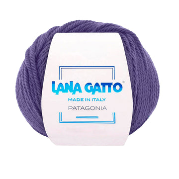 Gomitolo 100% Pura Lana Vergine, Lana Gatto Linea Himalaya - Viola Chiaro