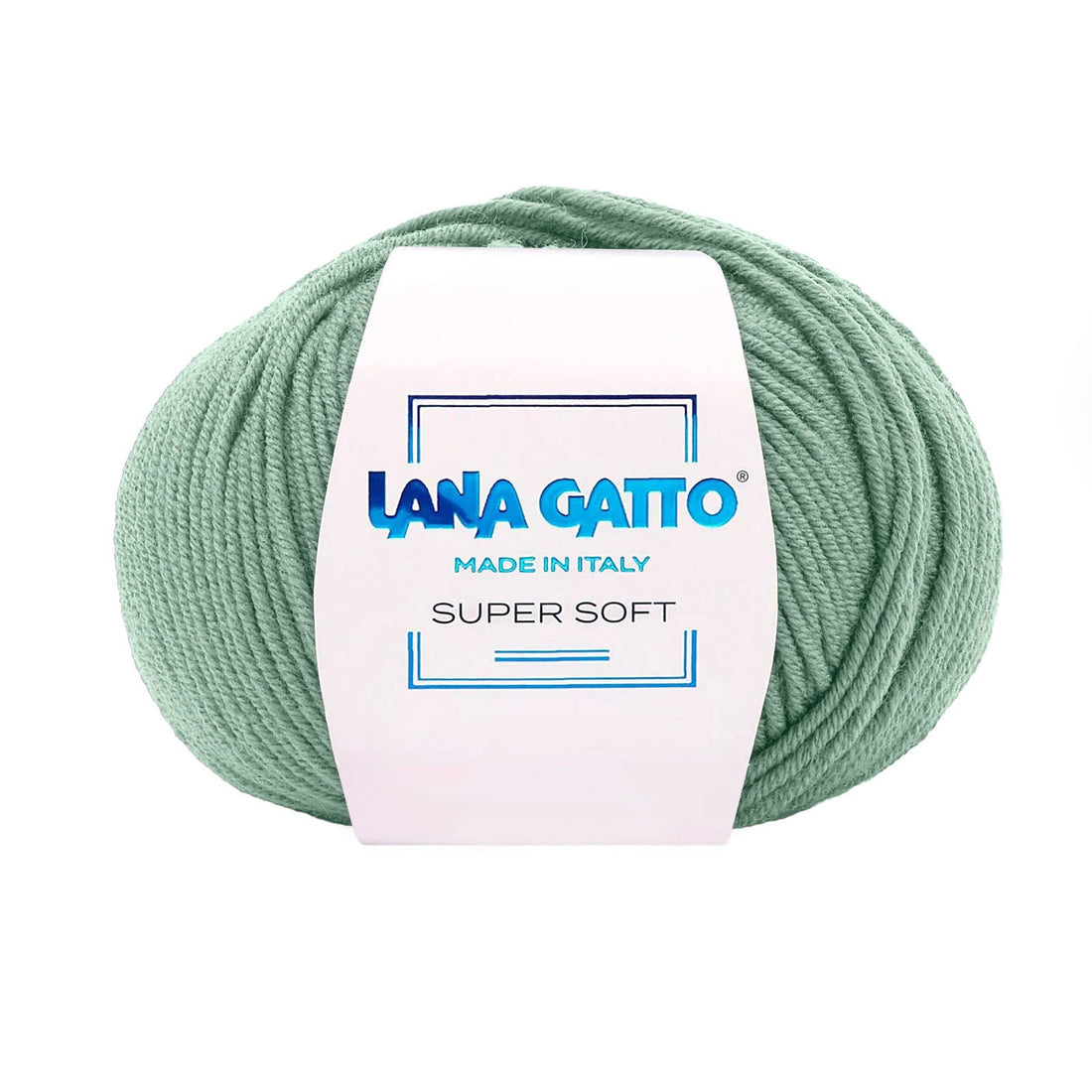 Gomitolo 100% Pura Lana Vergine Merino Extrafine, Lana Gatto - Verde Scuro