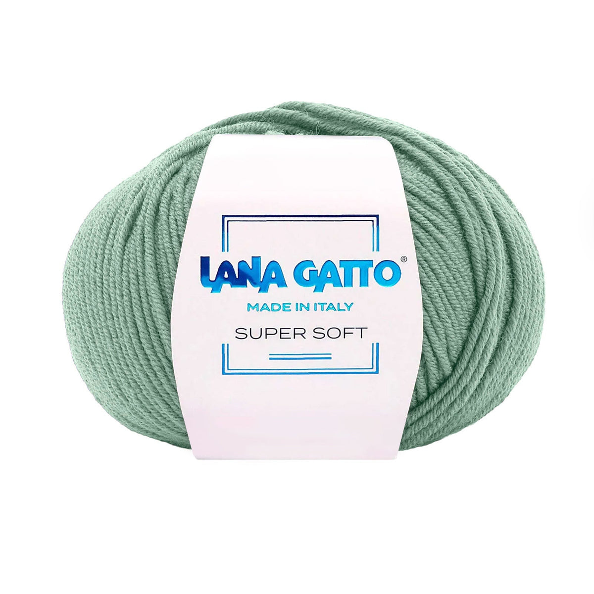 Gomitolo 100% Pura Lana Vergine Merino Extrafine, Lana Gatto - Verde Scuro