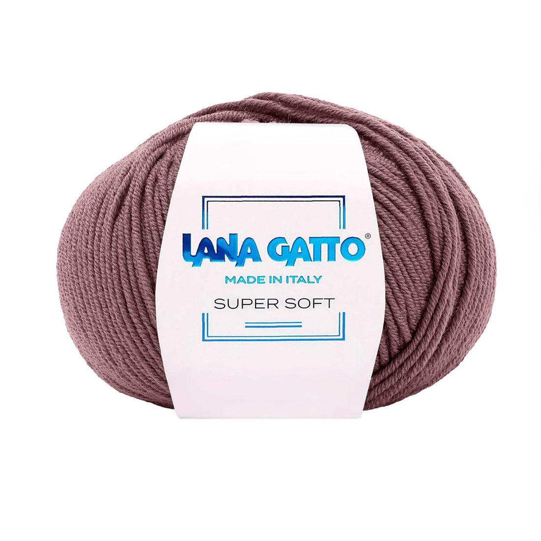Gomitolo 100% Pura Lana Vergine Merino Extrafine, Lana Gatto - Viola Lavanda