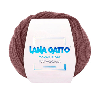 Gomitolo 100% Pura Lana Vergine, Lana Gatto Linea Himalaya - Marrone Medio