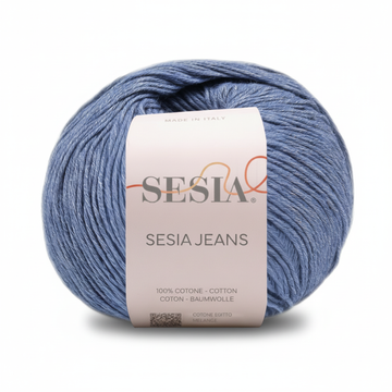 100% Melange combed cotton, Sesia Jeans - Green and Light Blue Colors