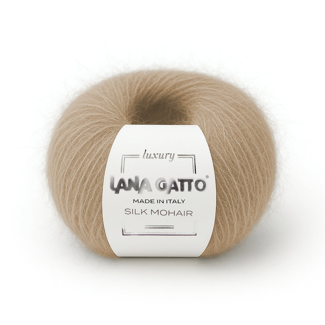 Lana Gatto Silk Mohair Beige - 30139