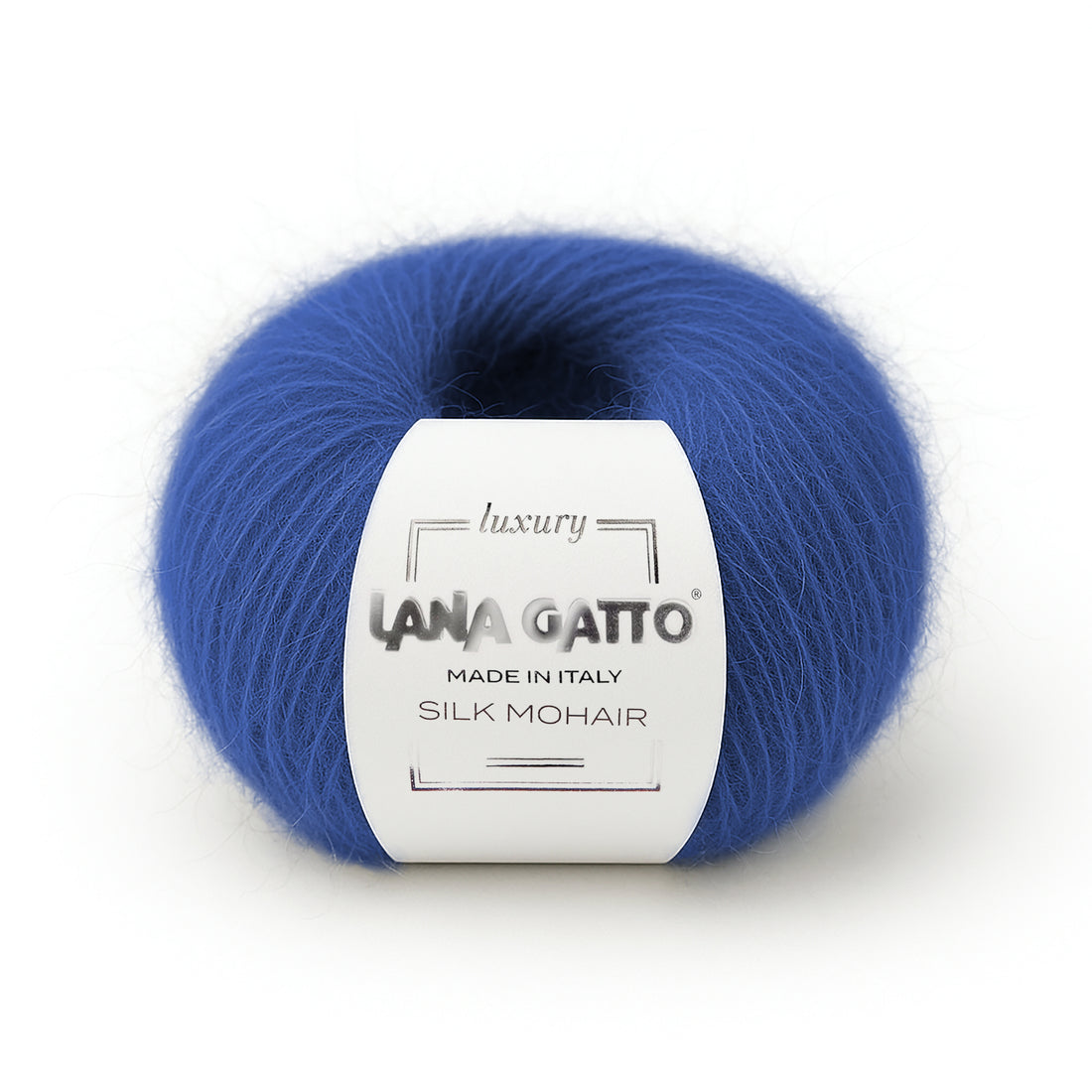 Lana Gatto Silk Mohair Blu  - 30146