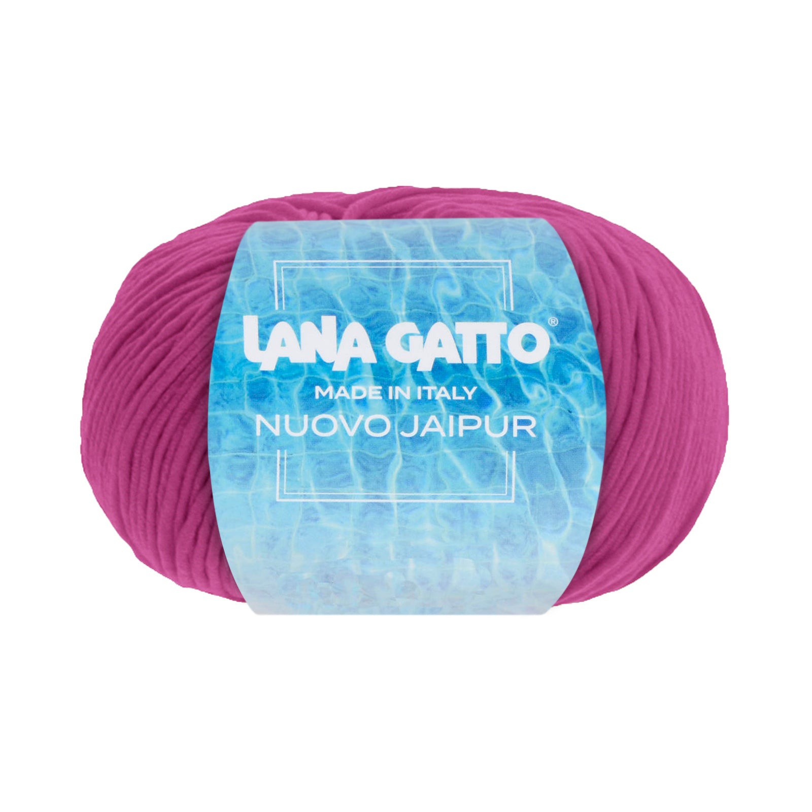 Knäuel aus 100 Makò-Baumwolle, Lana Gatto Nuovo Jaipur Linie – Rosa- und Lilatöne
