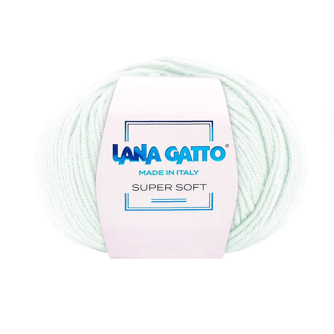 Gomitolo 100% Pura Lana Vergine Merino Extrafine, Lana Gatto - Verde Medio