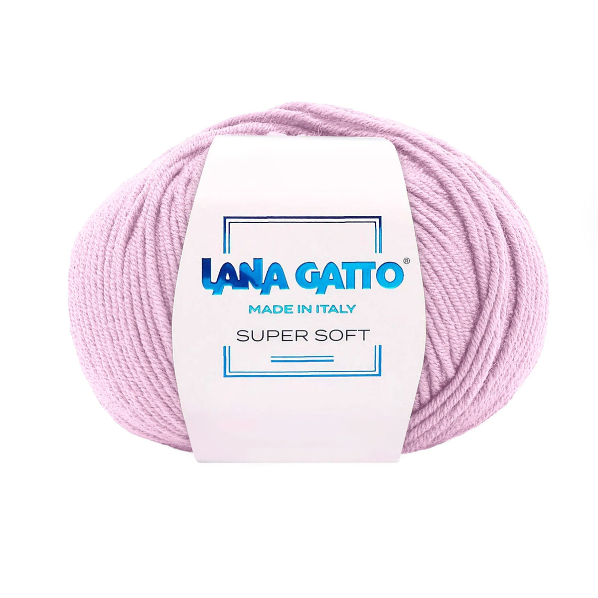 Gomitolo 100% Pura Lana Vergine Merino Extrafine, Lana Gatto - Rosa Intenso