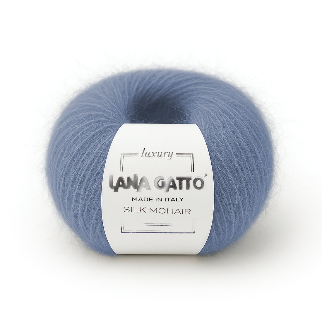 Lana Gatto Silk Mohair Azzurro Avio - 6034