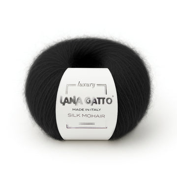 Silk Mohair, Lana Gatto Luxury Line - Neutral Colors
