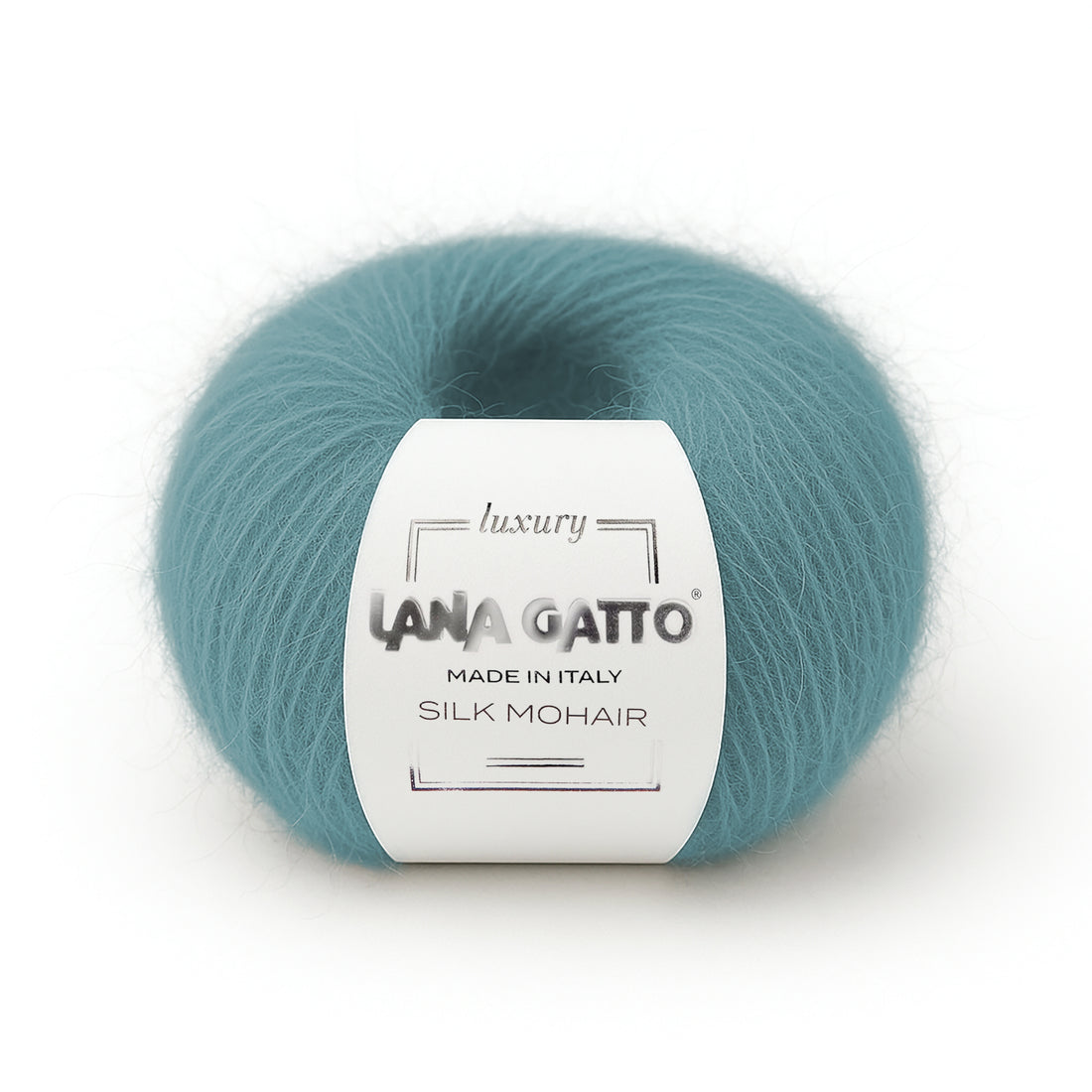Lana Gatto Silk Mohair Verde ottanio chiaro - 7267