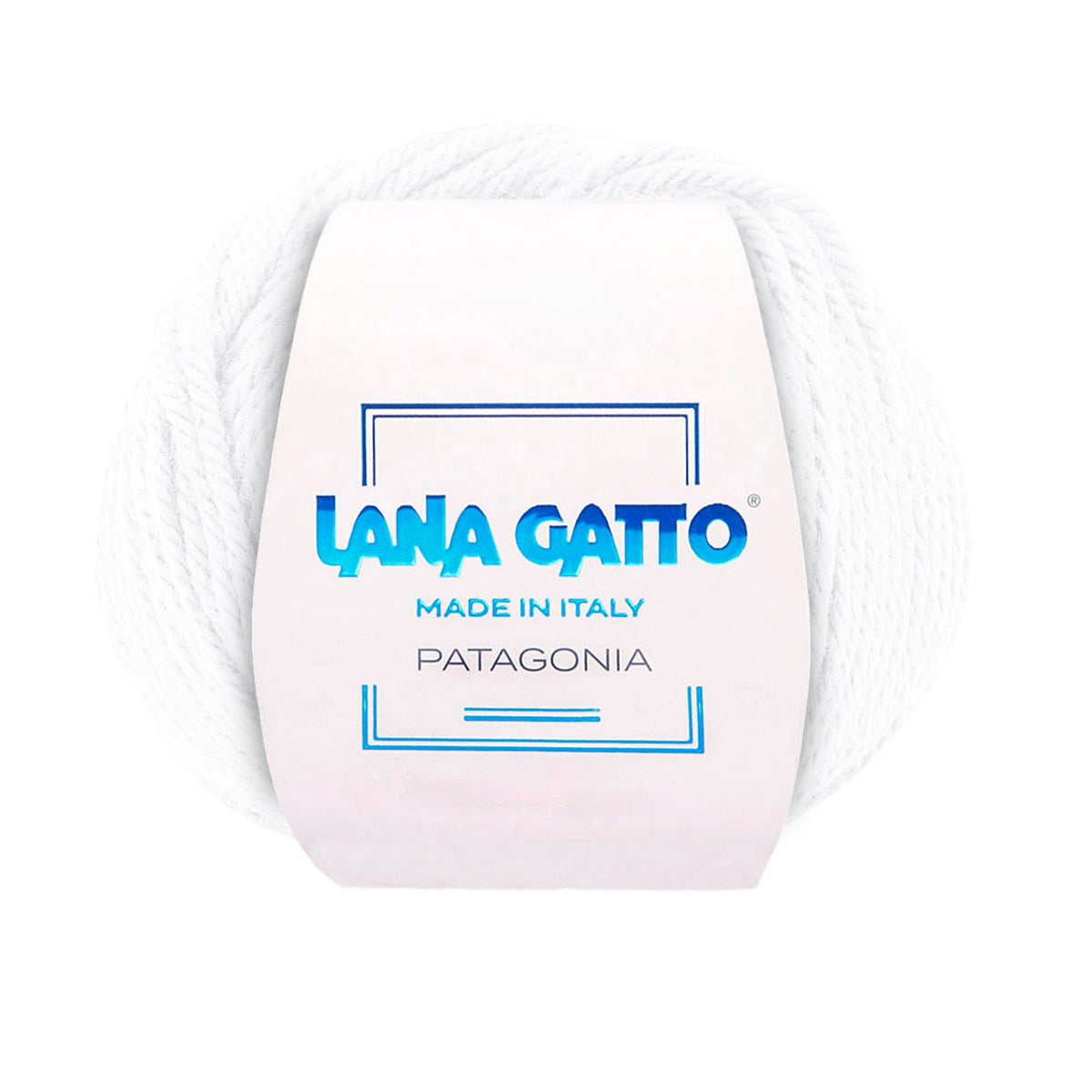 Gomitolo 100% Pura Lana Vergine, Lana Gatto Linea Himalaya - Bianco