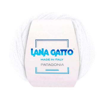 Gomitolo 100% Pura Lana Vergine, Lana Gatto Linea Himalaya - Bianco