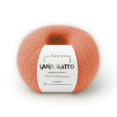 Gomitolo Seta Mohair, Lana Gatto - Tonalità Calde