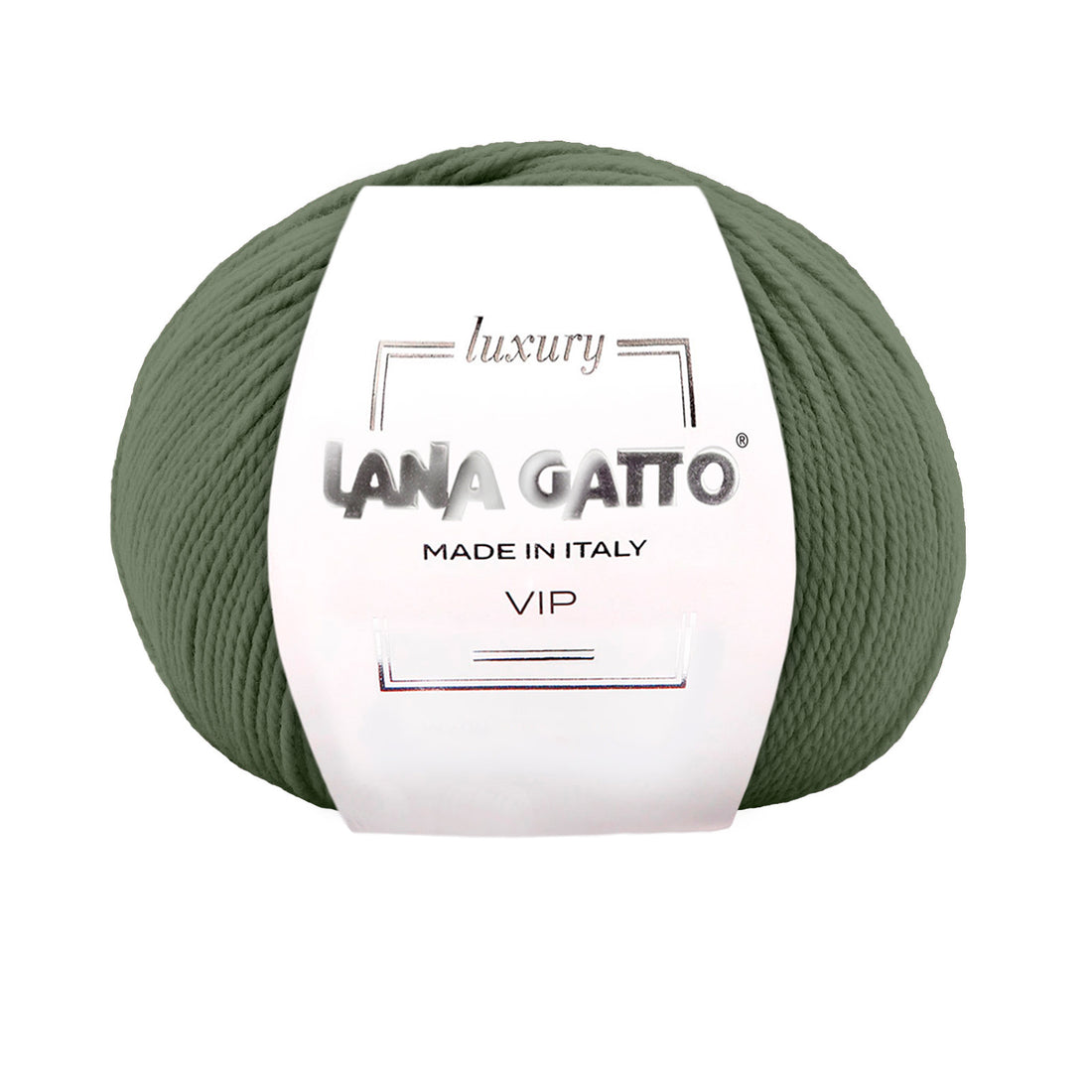 Lana Gatto VIP Verde Militare 8434