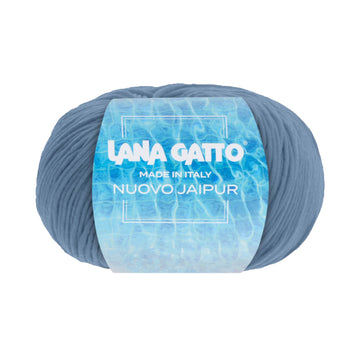 100% Makò Cotton, Lana Gatto Nuovo Jaipur Line - Light Blue Colors