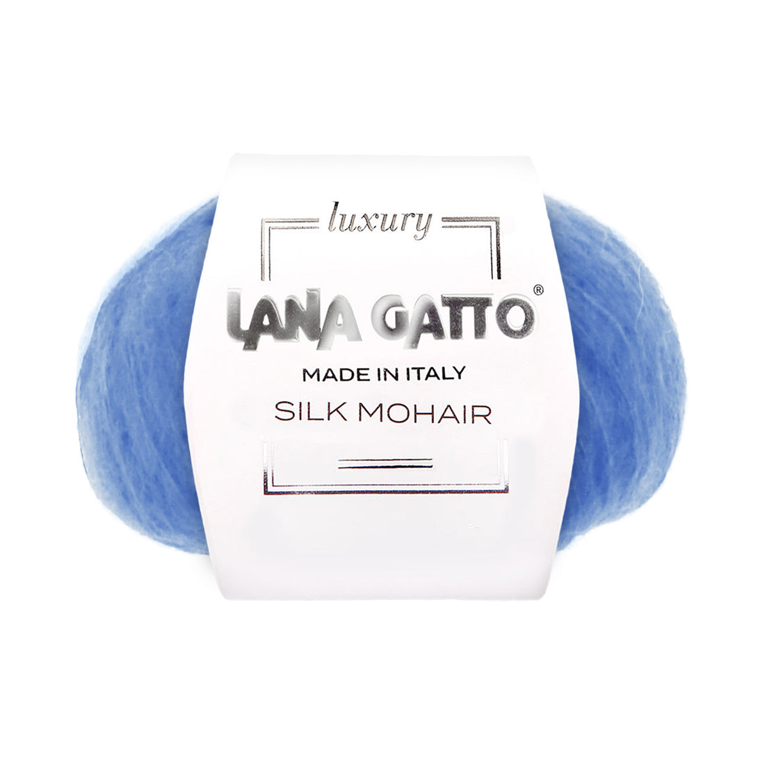 Gomitolo Seta Mohair, Lana Gatto - Tonalità Azzurro