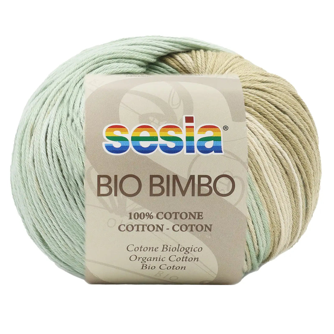 Gomitolo 100% Cotone biologico, Sesia Bio Bimbo - Tonalità Pastello