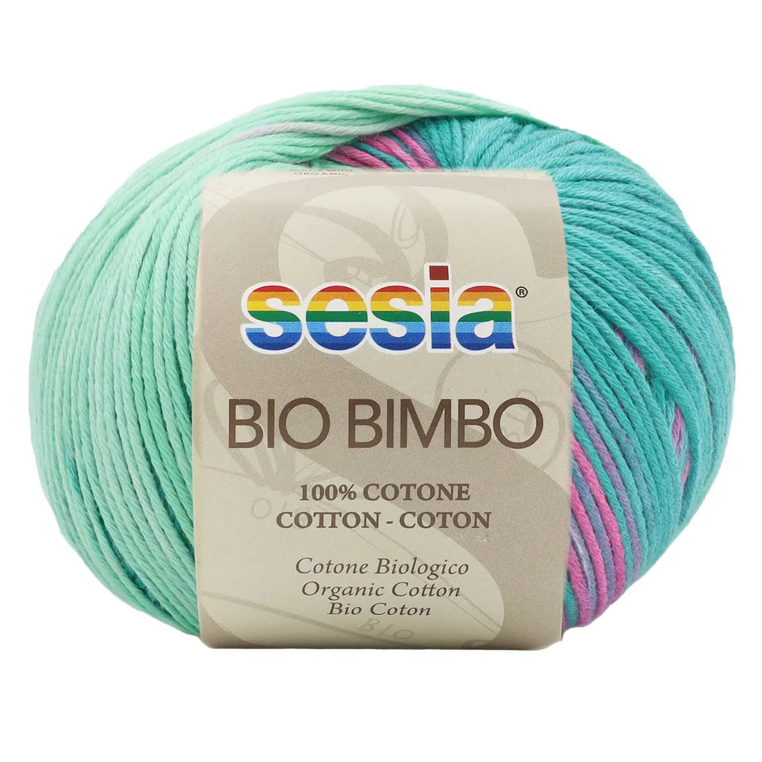 Gomitolo 100% Cotone biologico, Sesia Bio Bimbo - Tonalità Fredde