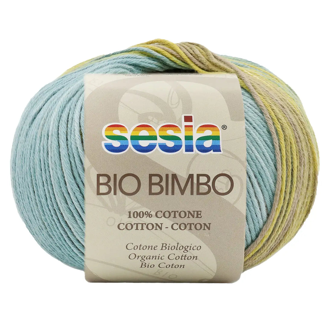 Gomitolo 100% Cotone biologico, Sesia Bio Bimbo - Tonalità Fredde