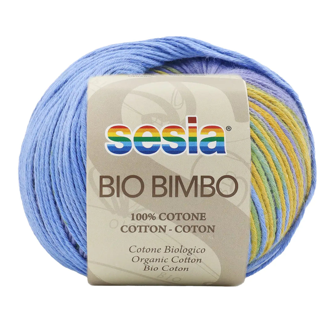 Gomitolo 100% Cotone biologico, Sesia Bio Bimbo - Tonalità Fredde