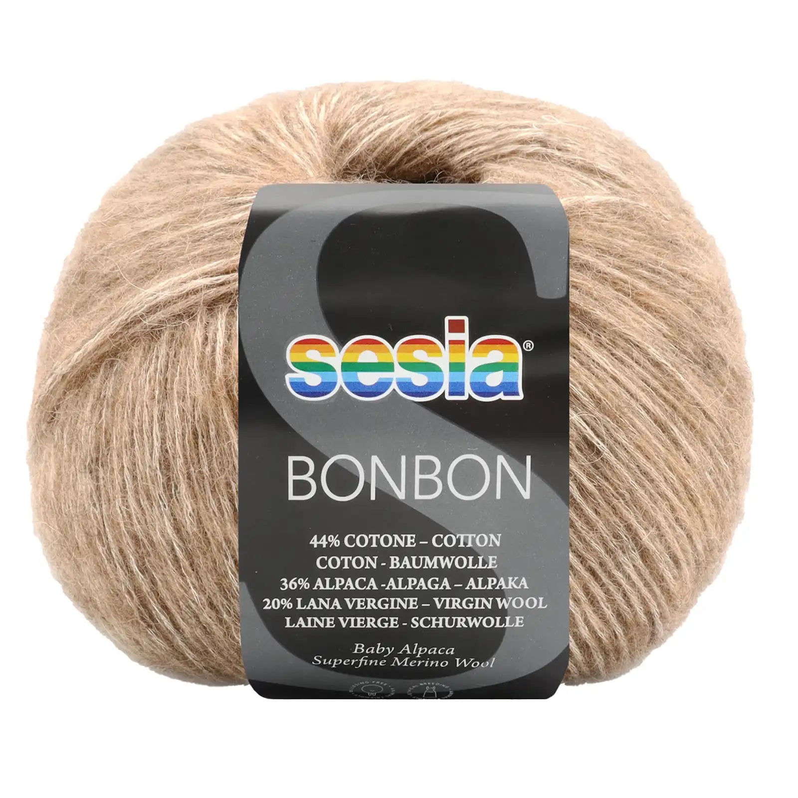 Wool, alpaca, cotton Knitting Yarn, Sesia Bon Bon - Warm Shades