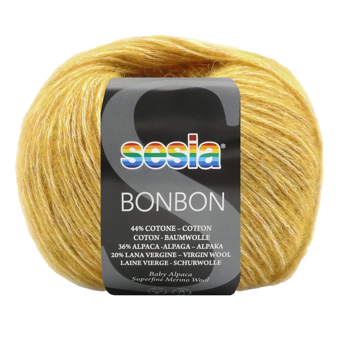 Gomitolo lana, alpaca, cotone, Sesia Bon Bon - Tonalità Calde