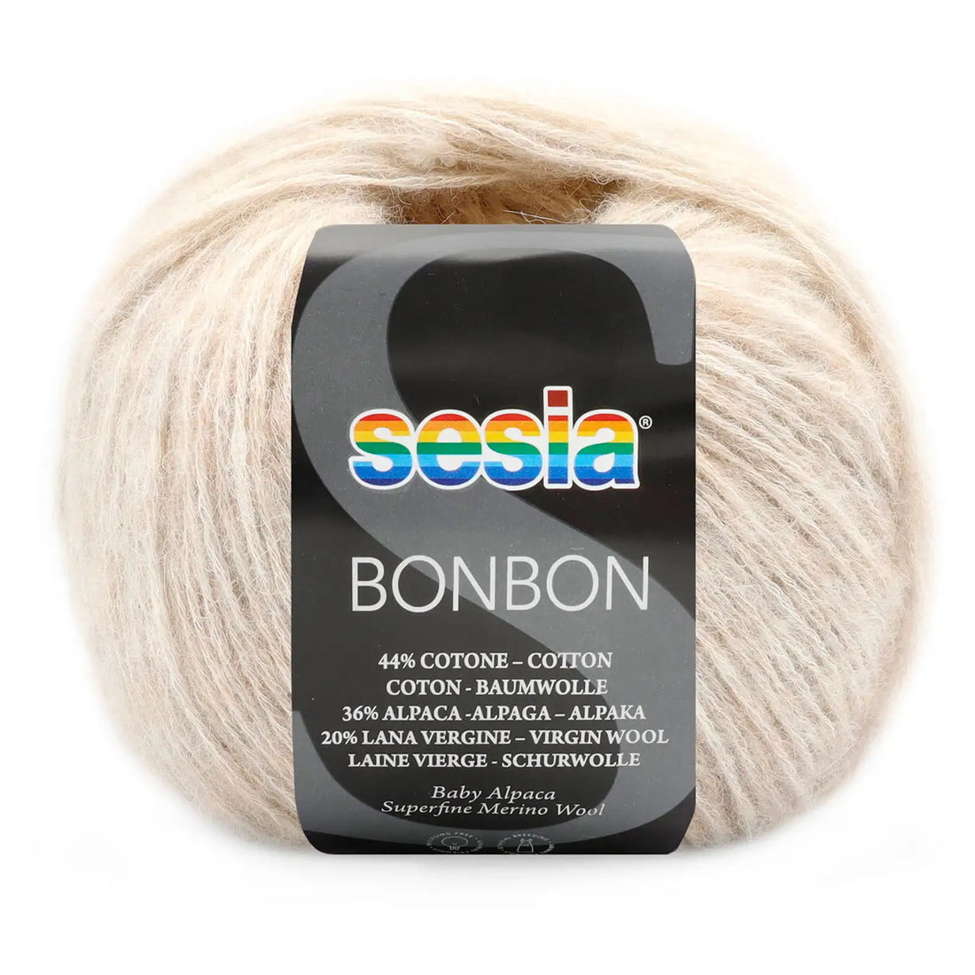 Gomitolo lana, alpaca, cotone, Sesia Bon Bon - Tonalità Fredde