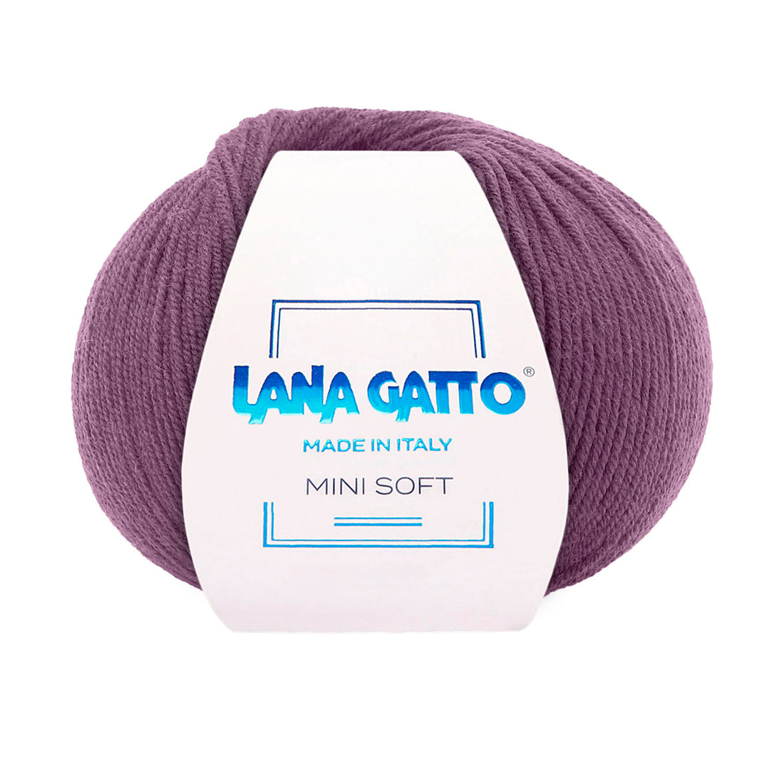 Gomitolo 100% Pura Lana Vergine Merino Extrafine, Lana Gatto Linea Mini Soft - Tonalità Rosa e Viola