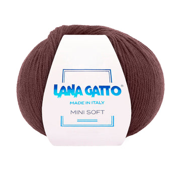 Gomitolo 100% Pura Lana Vergine Merino Extrafine, Lana Gatto Linea Mini Soft - Tonalità Calde