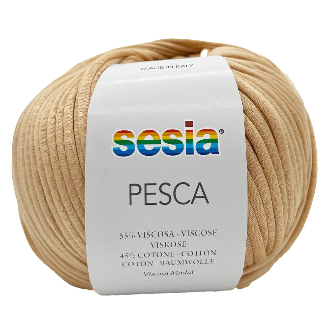 Gomitolo Viscosa Modal e Cotone, Sesia Pesca - Tonalità Calde