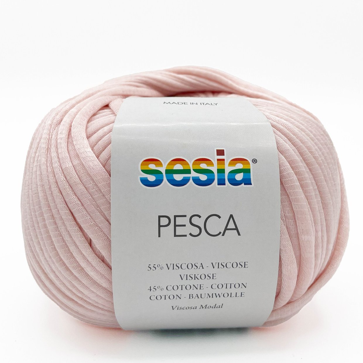 Gomitolo Viscosa Modal e Cotone, Sesia Pesca - Tonalità Fredde