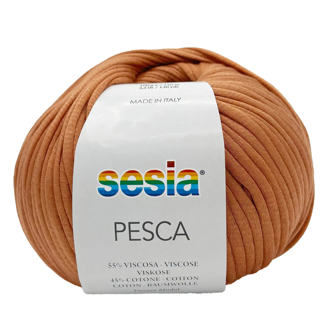 Gomitolo Viscosa Modal e Cotone, Sesia Pesca - Tonalità Calde