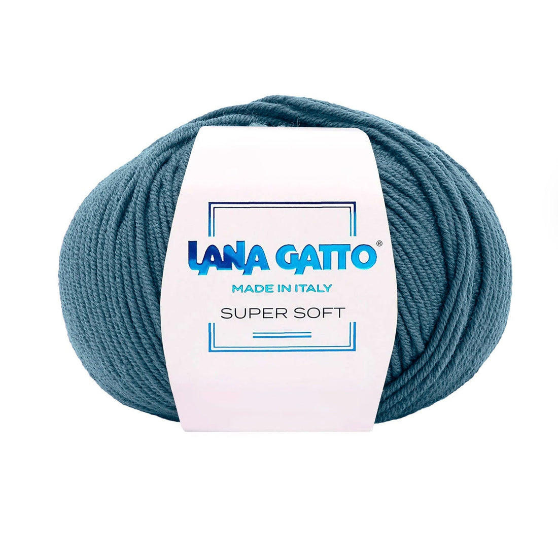 Gomitolo 100% Pura Lana Vergine Merino Extrafine, Lana Gatto - Blu Jeans